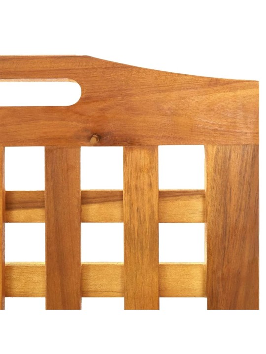 3-paneļu istabas aizslietnis, 121,5x2x115cm, akācijas masīvkoks