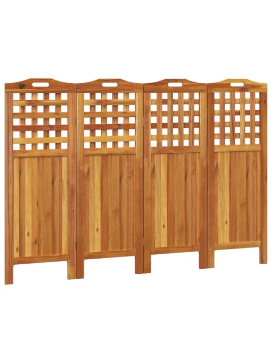 4-paneļu istabas aizslietnis, 162x2x115, akācijas masīvkoks