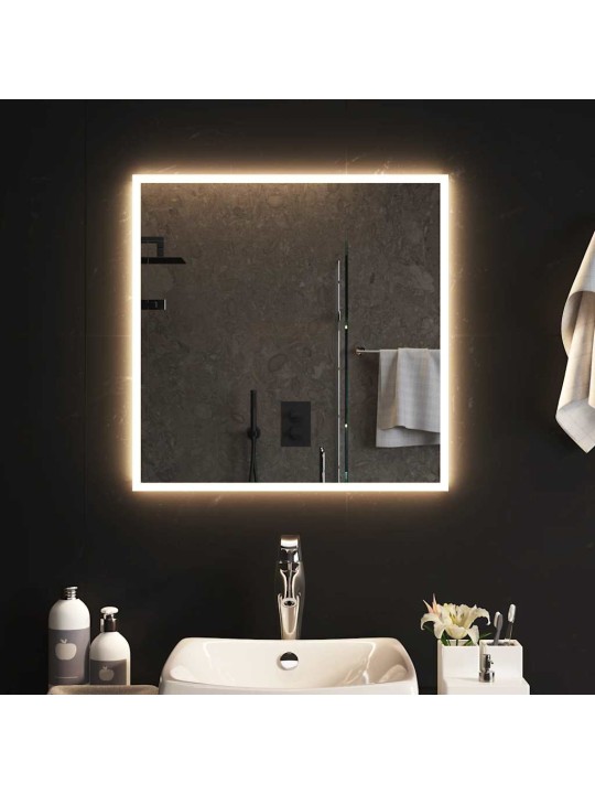 Vannasistabas spogulis ar led, 60x60 cm