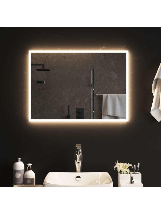 Vannasistabas spogulis ar led, 70x50 cm