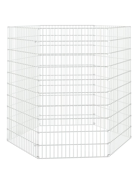 Dzīvnieku sētiņa, 6 paneļi, 54x100 cm, cinkota dzelzs
