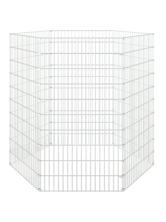 Dzīvnieku sētiņa, 6 paneļi, 54x100 cm, cinkota dzelzs