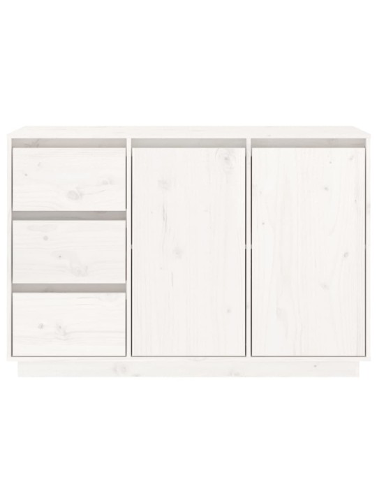Kumode, balta, 111x34x75 cm, priedes masīvkoks
