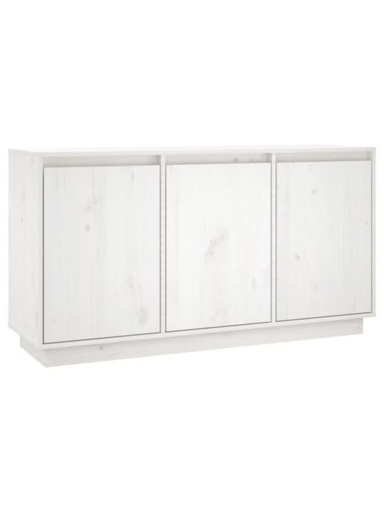 Kumode, balta, 111x34x60 cm, priedes masīvkoks