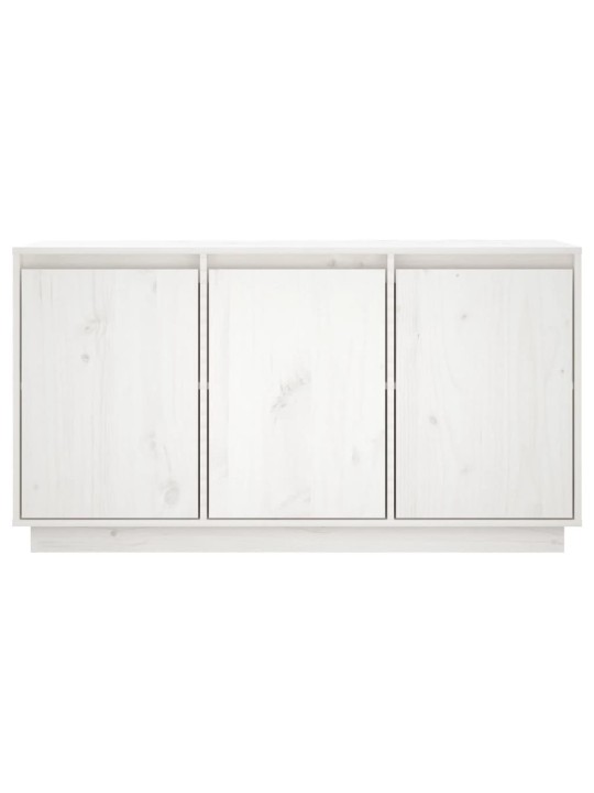 Kumode, balta, 111x34x60 cm, priedes masīvkoks
