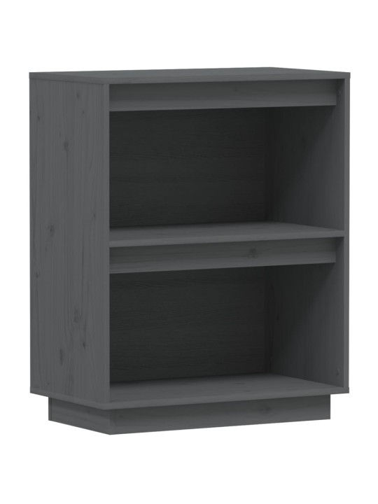 Konsoles skapītis, pelēks, 60x34x75 cm, priedes masīvkoks