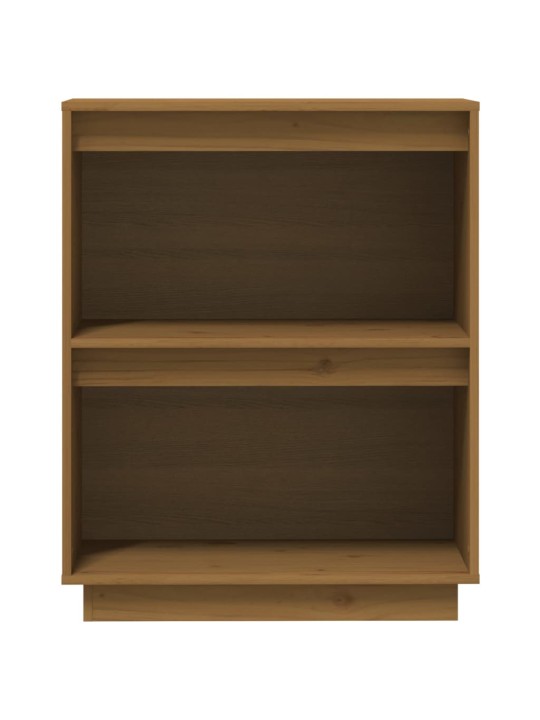 Konsoles skapītis, medus brūns, 60x34x75 cm, priedes masīvkoks