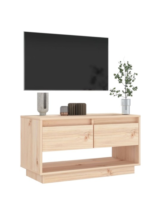 Tv skapītis, 74x34x40 cm, priedes masīvkoks