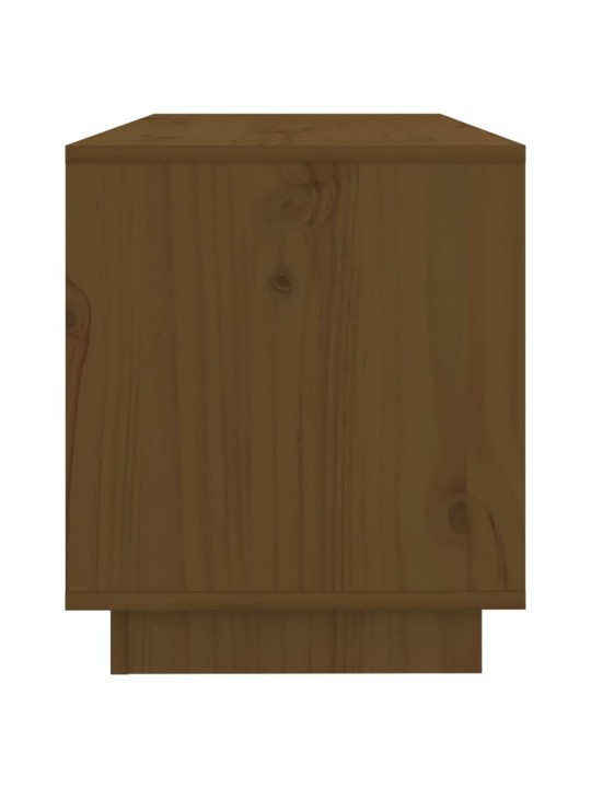 Tv skapītis, medus brūns, 74x34x40 cm, priedes masīvkoks