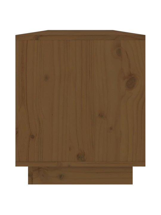 Tv skapītis, medus brūns, 110,5x34x40 cm, priedes masīvkoks