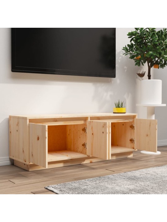 Tv skapītis, 110x34x40 cm, priedes masīvkoks