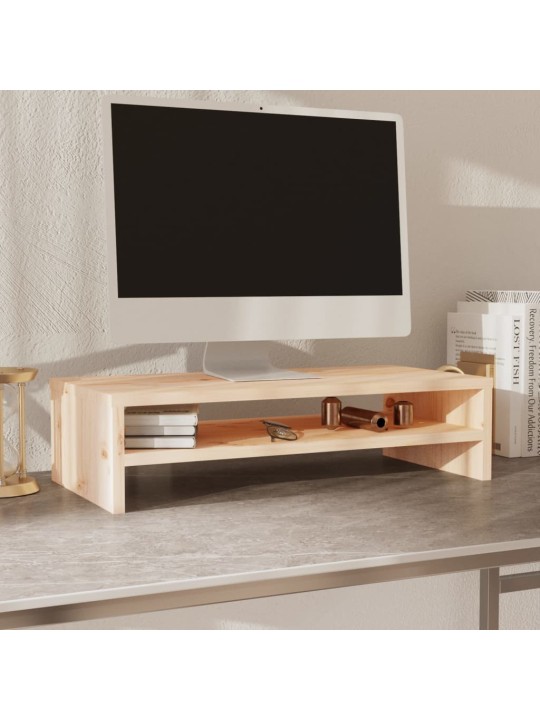 Monitora paliktnis, 50x24x13 cm, priedes masīvkoks
