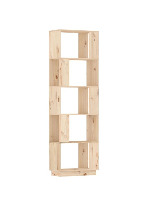 Grāmatu plaukts, 51x25x163,5 cm, priedes masīvkoks