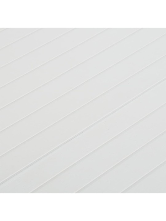 Dārza galds, 220x90x72 cm, plastmasa, balts