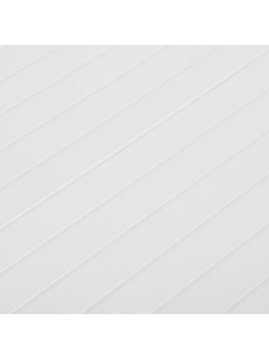 Dārza galds, 150x90x72 cm, plastmasa, balts