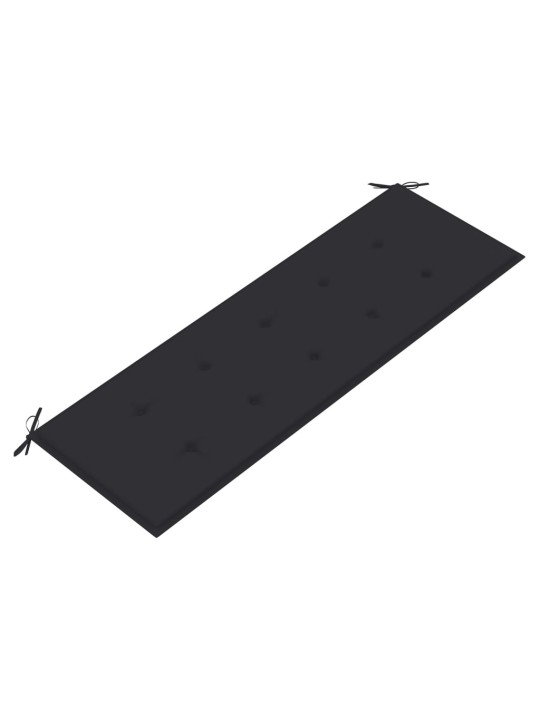 Sols ar pelēku matraci, 150 cm, masīvs tīkkoks