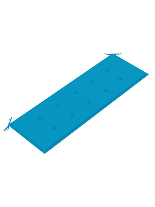 Sols ar zilu matraci, 150 cm, masīvs tīkkoks