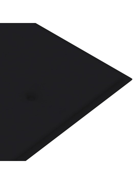 Sols ar melnu matraci, 150 cm, masīvs tīkkoks