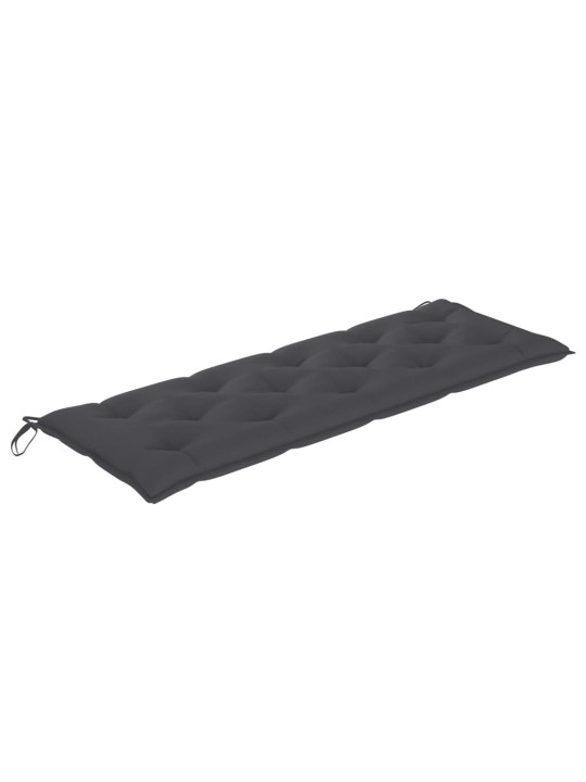 Sols ar pelēku matraci, 150 cm, masīvs tīkkoks