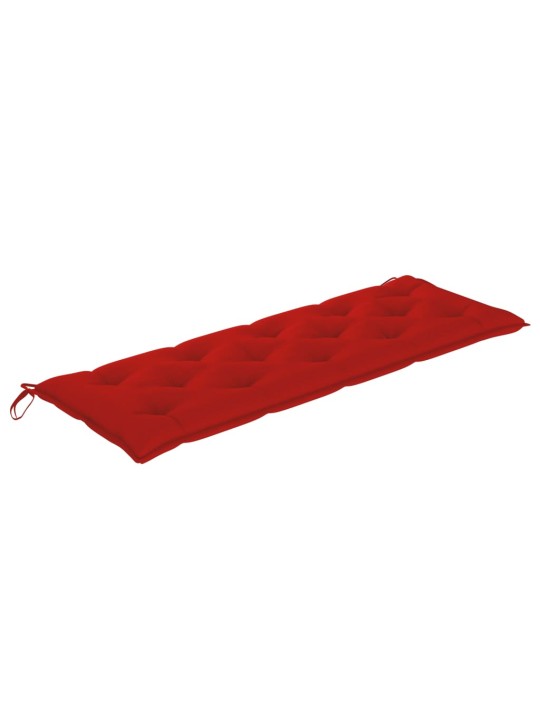 Sols ar sarkanu matraci, 150 cm, masīvs tīkkoks
