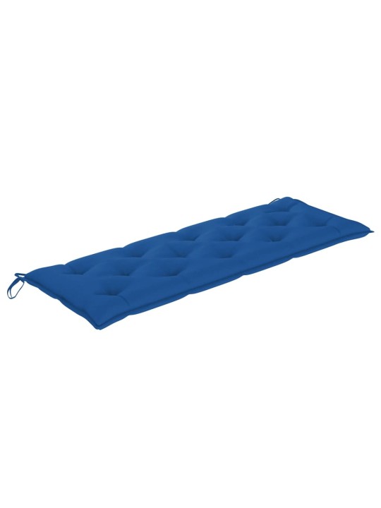 Sols ar zilu matraci, 150 cm, masīvs tīkkoks