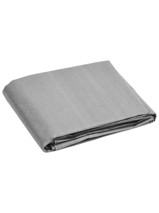 Brezenta pārklājs, 180 g/m², 8x8 m, pelēks, hdpe