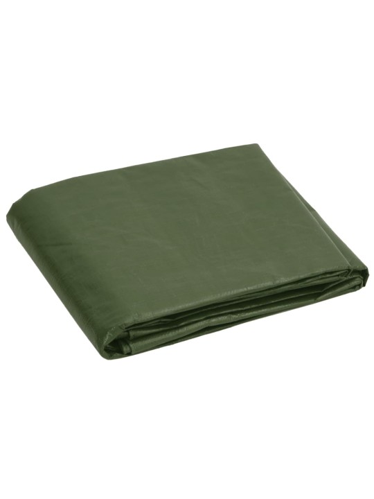 Brezenta pārklājs, 180 g/m², 6x12 m, zaļš, hdpe
