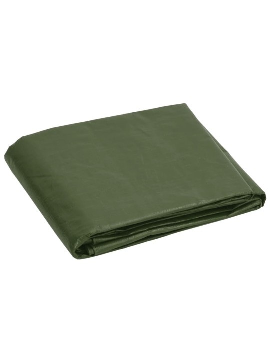 Brezenta pārklājs, 180 g/m² 8x12 m, zaļš, hdpe