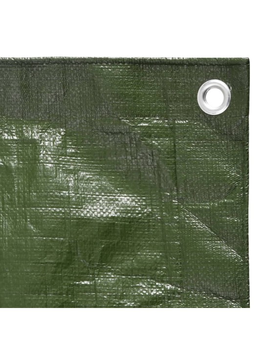 Brezenta pārklājs, 180 g/m² 8x12 m, zaļš, hdpe