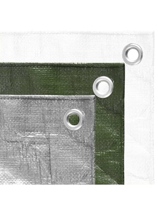 Brezenta pārklājs, 180 g/m² 8x12 m, zaļš, hdpe