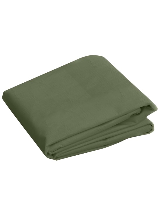 Brezenta pārklājs, 260 g/m², 4x8 m, zaļš, hdpe