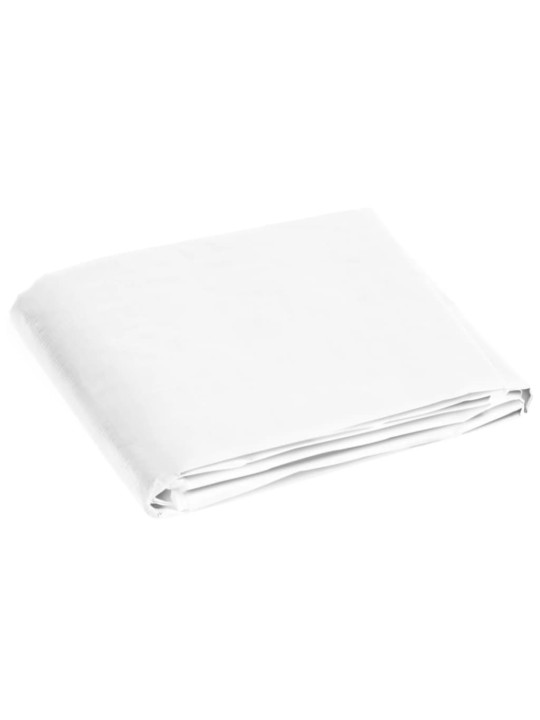 Brezenta pārklājs, tents, 180 g/m², 3x5 m, balts, hdpe