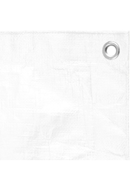 Brezenta pārklājs, tents, 180 g/m², 3x5 m, balts, hdpe