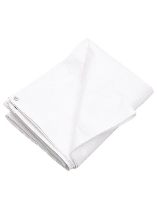 Brezenta pārklājs, 260 g/m², 6x6 m, balts, hdpe