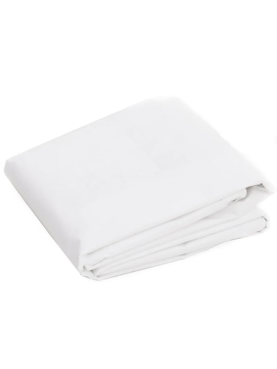 Brezenta pārklājs, 260 g/m², 6x12 m, balts, hdpe