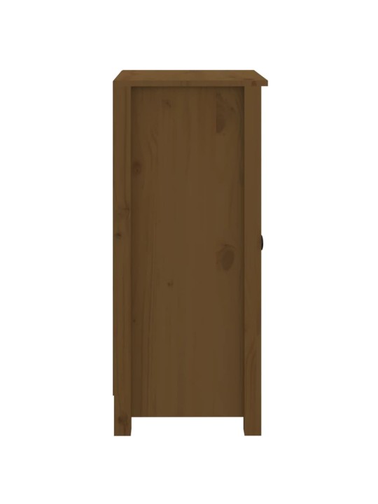 Kumode, medus brūna, 39x35x80 cm, priedes masīvkoks