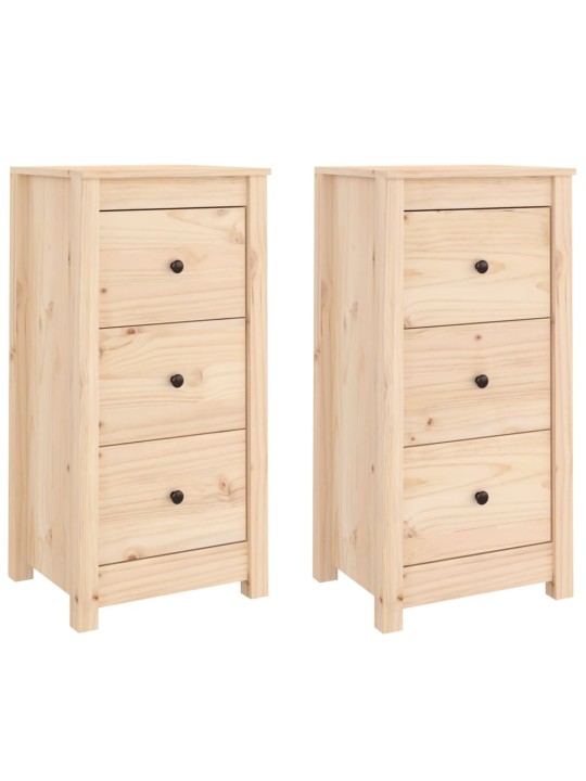 Kumodes, 2 gab., 40x35x80 cm, priedes masīvkoks