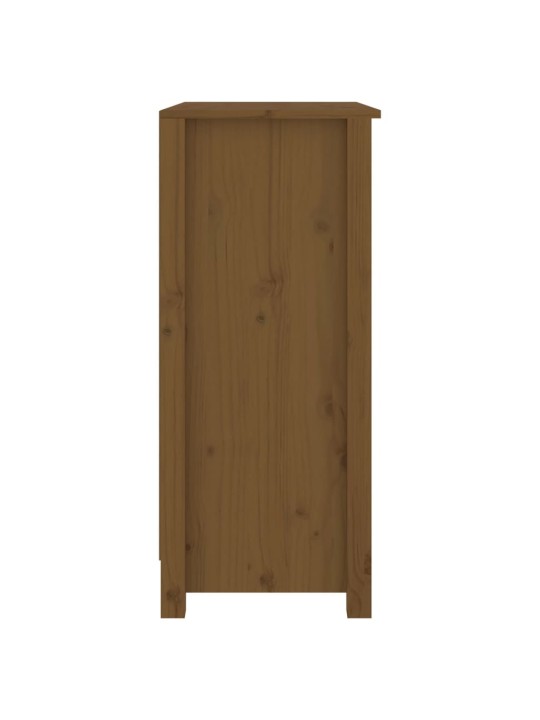 Kumode, medus brūna, 70x35x80 cm, priedes masīvkoks