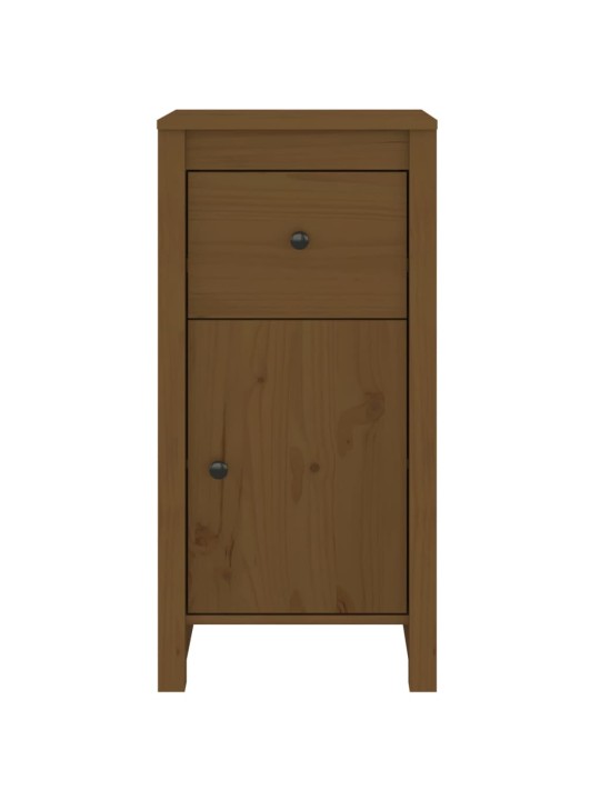 Kumode, medus brūna, 40x35x80 cm, priedes masīvkoks