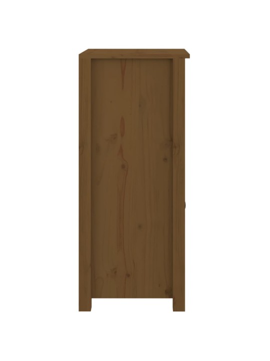 Kumode, medus brūna, 40x35x80 cm, priedes masīvkoks