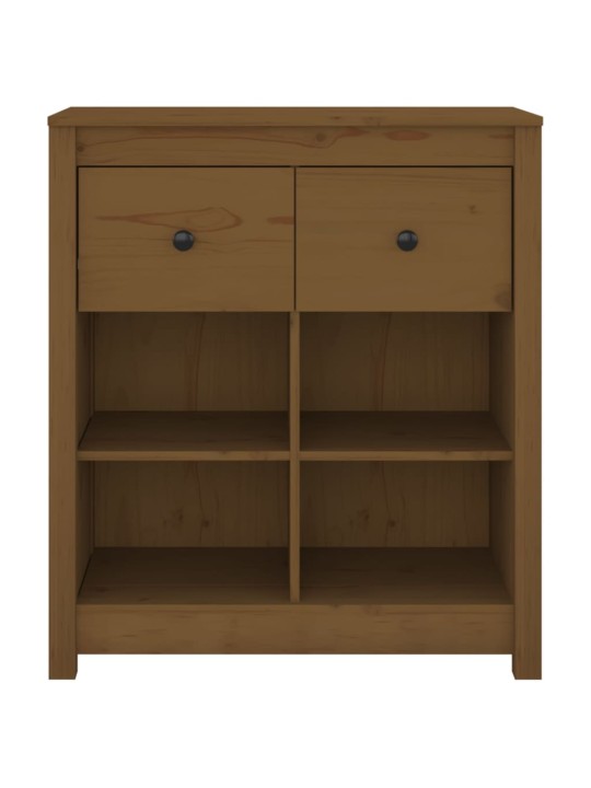 Kumode, medus brūna, 70x35x80 cm, priedes masīvkoks