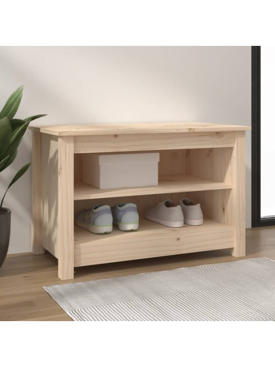 Apavu plaukts/soliņš, 70x38x45,5 cm, priedes masīvkoks
