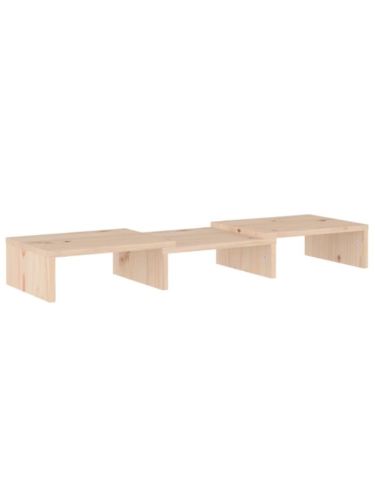 Monitora paliktnis, 60x24x10,5 cm, priedes masīvkoks