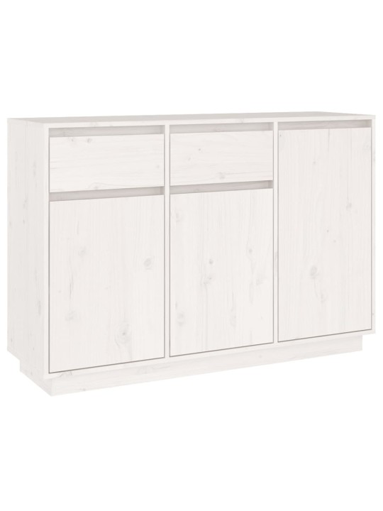 Kumode, balta, 110x34x75 cm, priedes masīvkoks