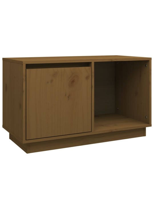 Tv skapītis, medus brūns, 74x35x44 cm, priedes masīvkoks