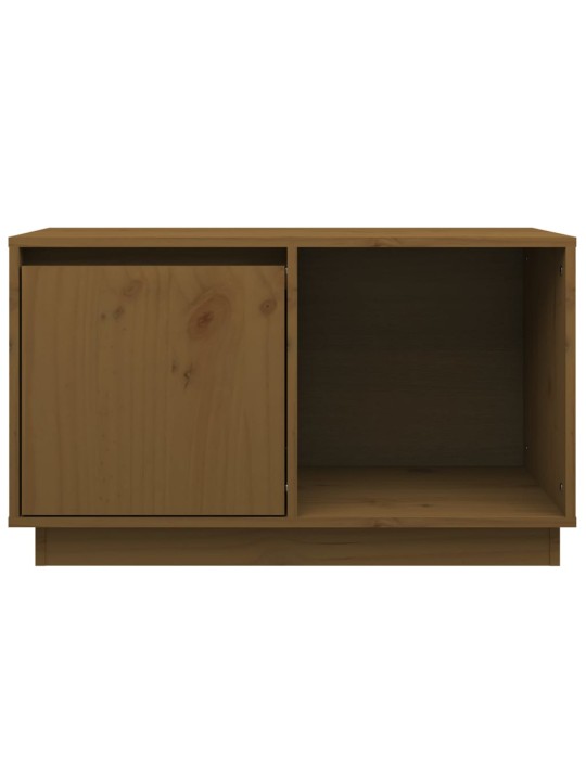 Tv skapītis, medus brūns, 74x35x44 cm, priedes masīvkoks