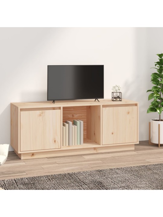 Tv skapītis, 110,5x35x44 cm, priedes masīvkoks