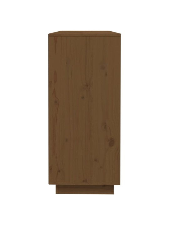 Kumode, medus brūna, 110,5x35x80 cm, priedes masīvkoks