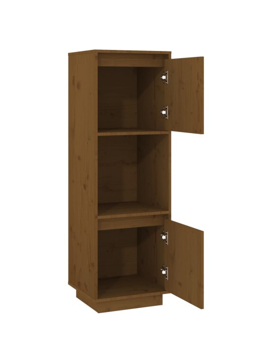 Augstais skapītis, medus brūns, 38x35x117 cm, priedes masīvkoks