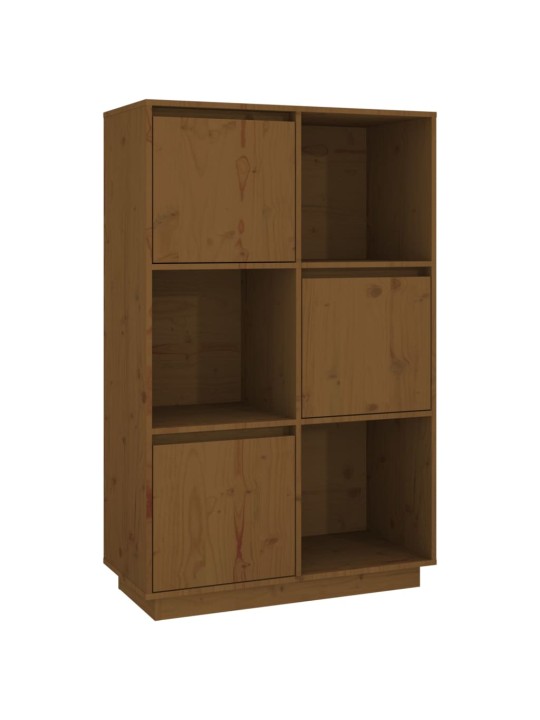 Augstais skapītis, medus brūns, 74x35x117 cm, priedes masīvkoks